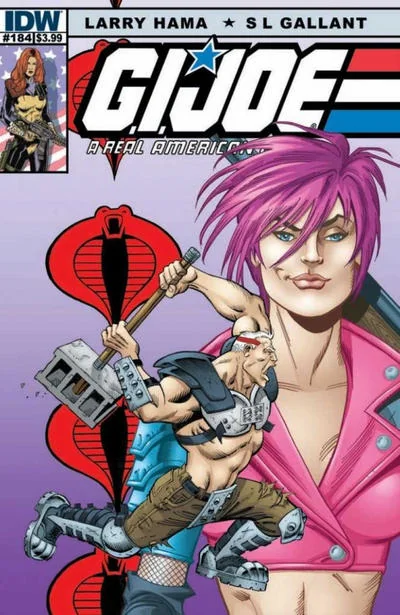 Cover for G.I. Joe: A Real American Hero #184