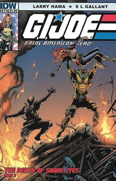 Cover for G.I. Joe: A Real American Hero #214
