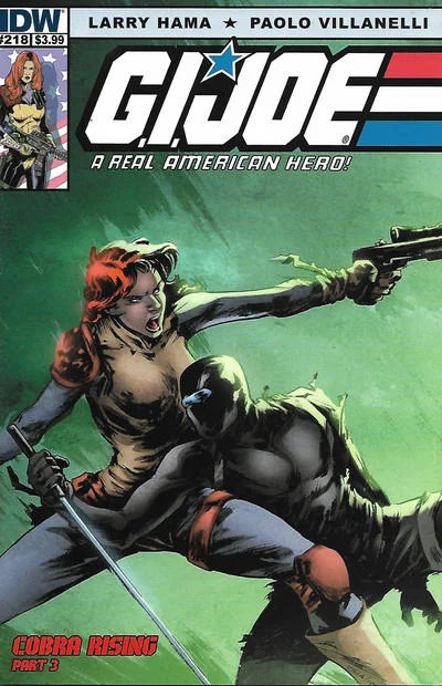 Cover for G.I. Joe: A Real American Hero #218