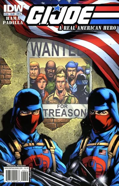 Cover for G.I. Joe: A Real American Hero #156