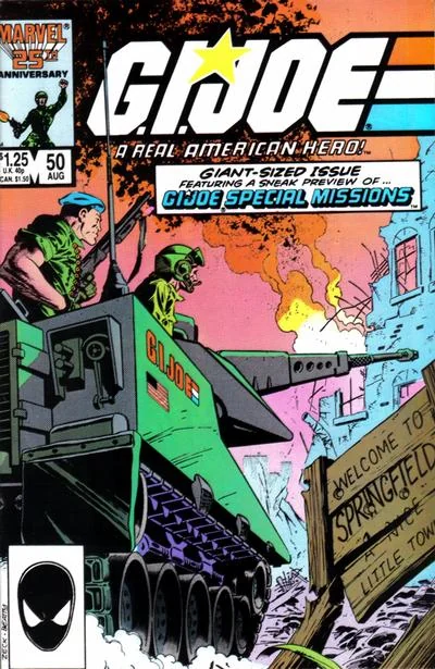 Cover for G.I. Joe, a Real American Hero #50