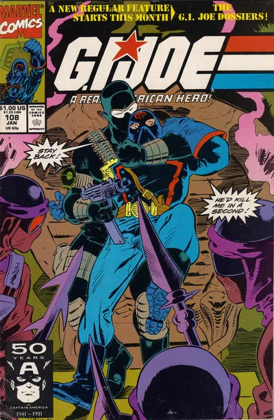 Cover for G.I. Joe, a Real American Hero #108