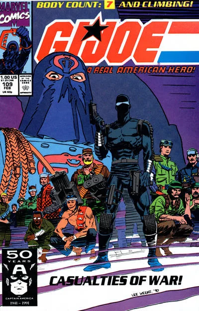 Cover for G.I. Joe, a Real American Hero #109