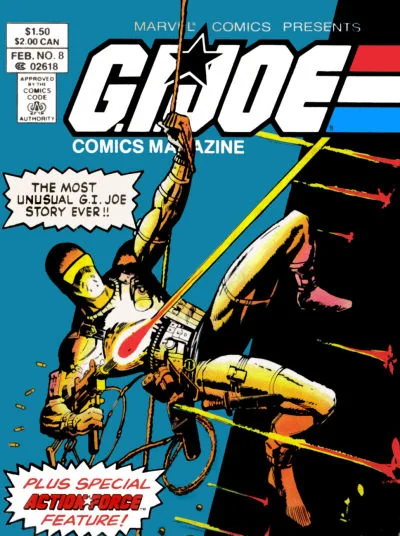 Cover for G.I. Joe Comics Magazine #8