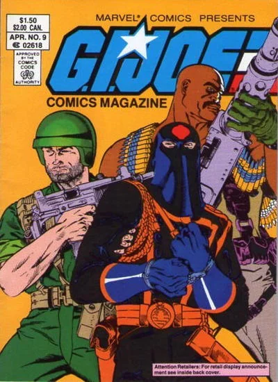Cover for G.I. Joe Comics Magazine #9