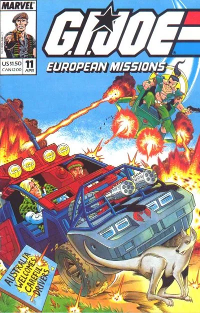 Cover for G.I. Joe European Missions #11