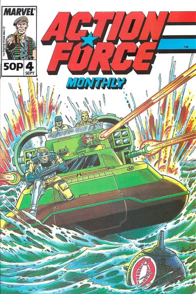 Cover for Action Force Monthly #4
