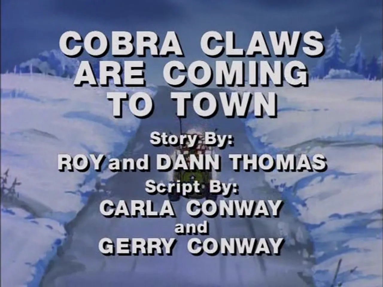 Cobra Claws Are Coming to Town title card