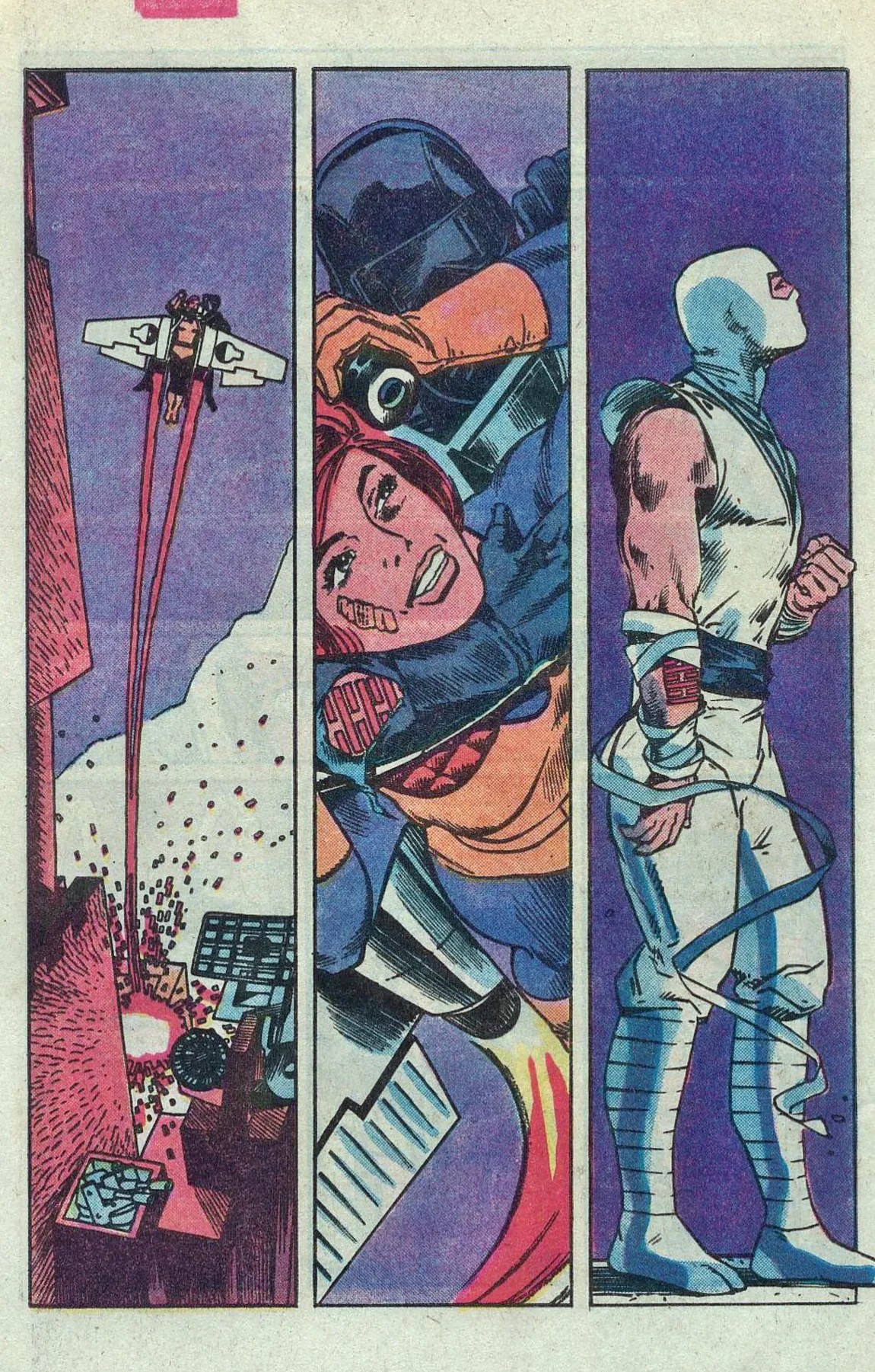 The reveal. Interior page from G.I. Joe #21, Marvel 1984.