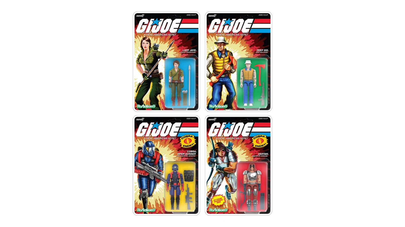 A complete G.I. Joe ReAction+ Wave 09 costs $75 today, and that is the best thing in Super7's sale