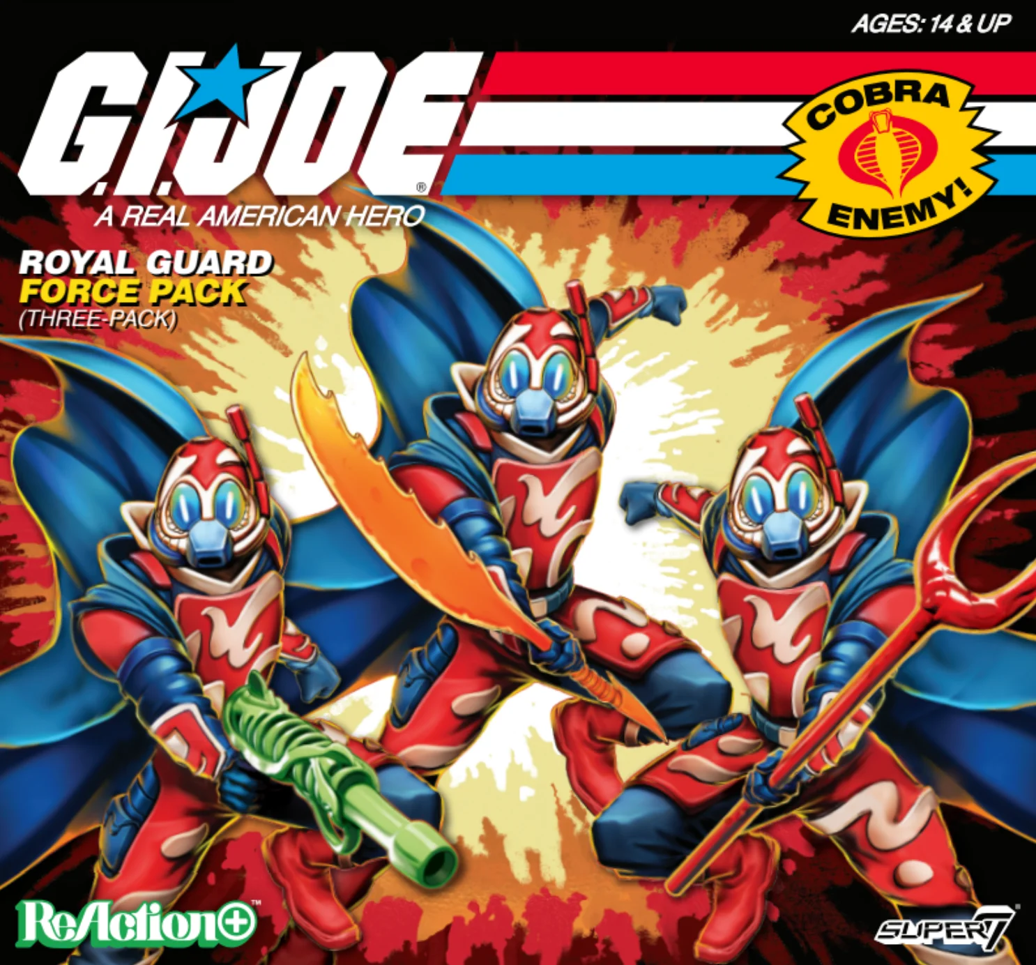 Super7 Is Finally Selling Cobra-La's Royal Guard Three At A Time