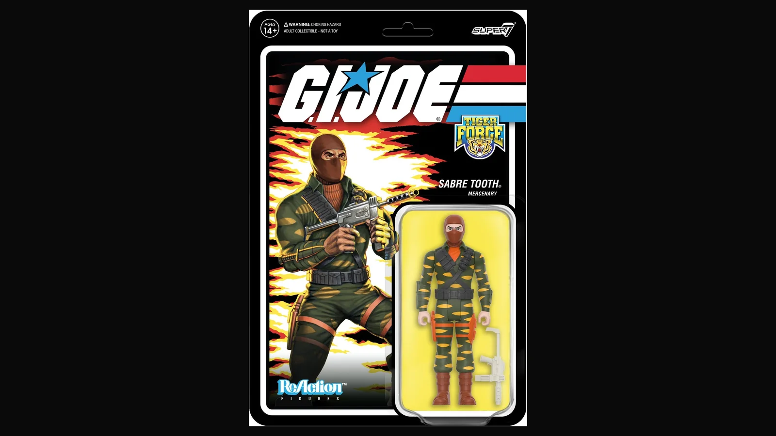 Super7's 2027 Joes turn up in a UK shop's listings, and one of them is already on a card