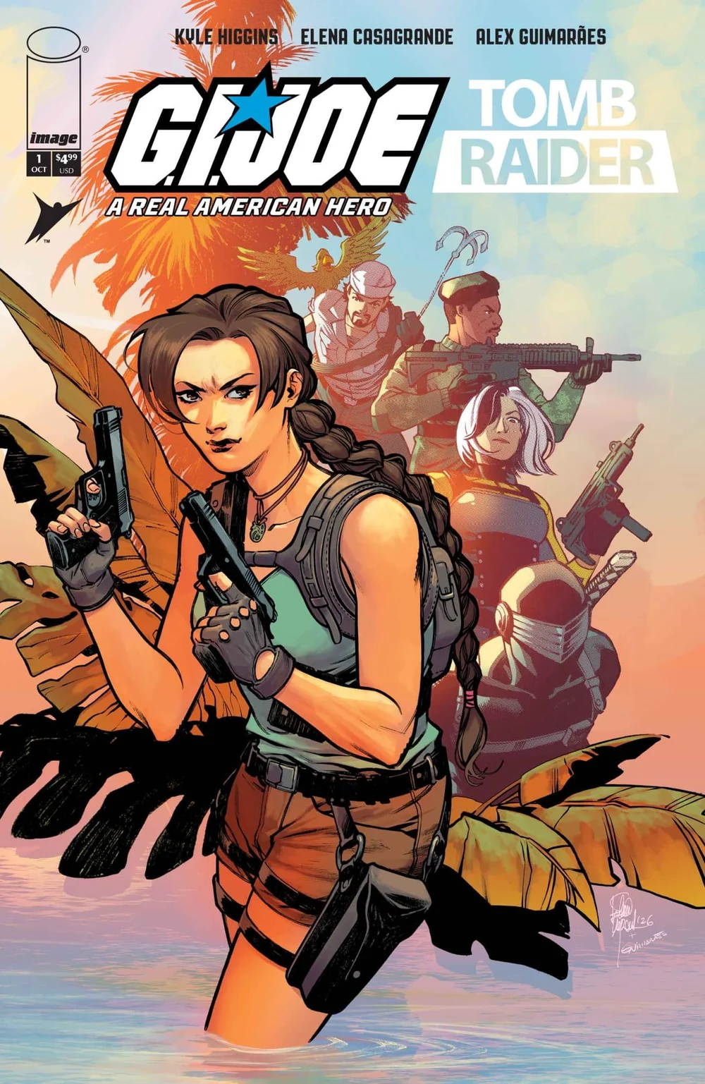 G.I. Joe and Tomb Raider Join Forces in New Skybound Comic Miniseries