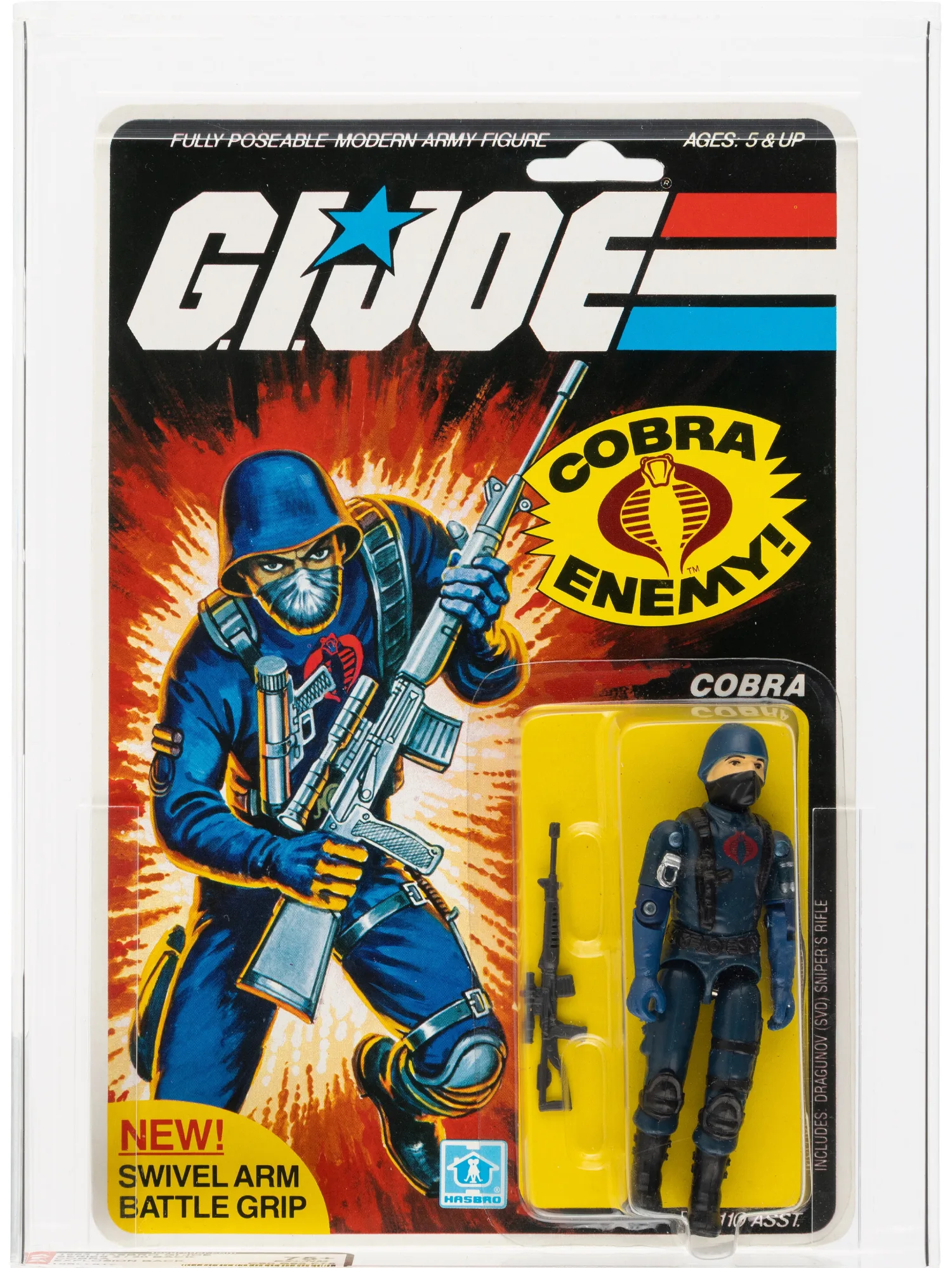 Lot 98096: Cobra (v1.5) 20-Back AFA 75+, POP 1 (1983). Photo: Heritage Auctions