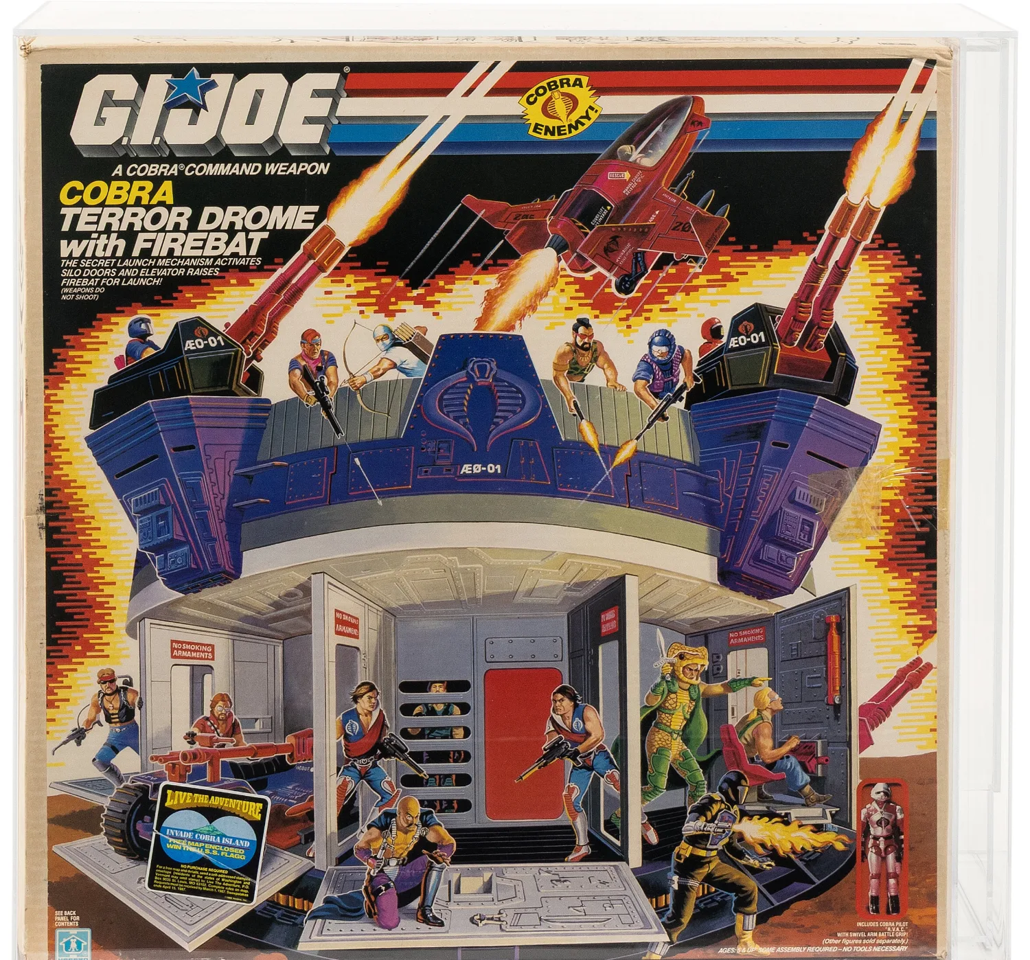 Lot 98274: Terror Drome with Firebat, AFA U80 (1986). Photo: Heritage Auctions