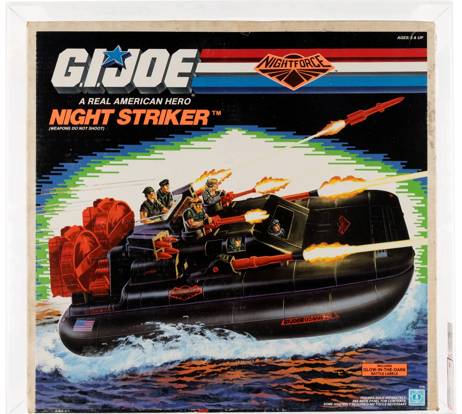 Lot 98429: Night Force Night Striker TRU exclusive AFA 80 (1988). Photo: Heritage Auctions