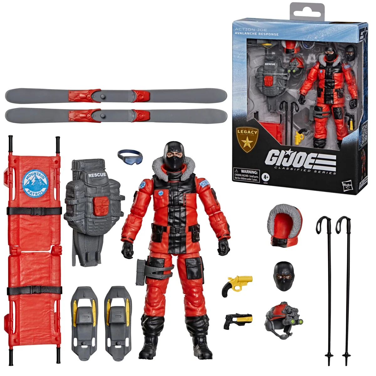 G.I. Joe Classified Series Legacy Collection Action Joe (Avalanche Response) Action Figure
