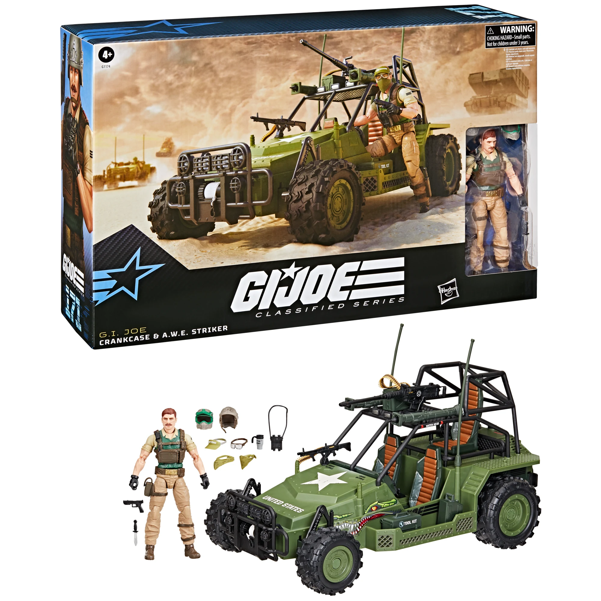 G.I. Joe Classified Series #171, Crankcase & A.W.E. Striker
