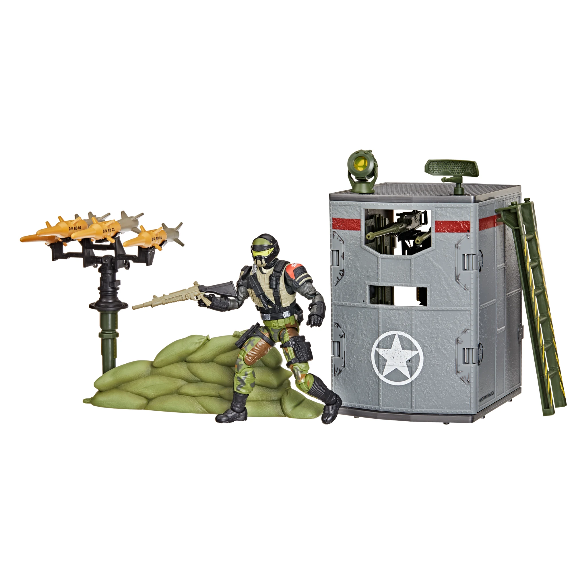 G.I. Joe Classified Series #175, Steel Corps Sentry & Modular Defense Post