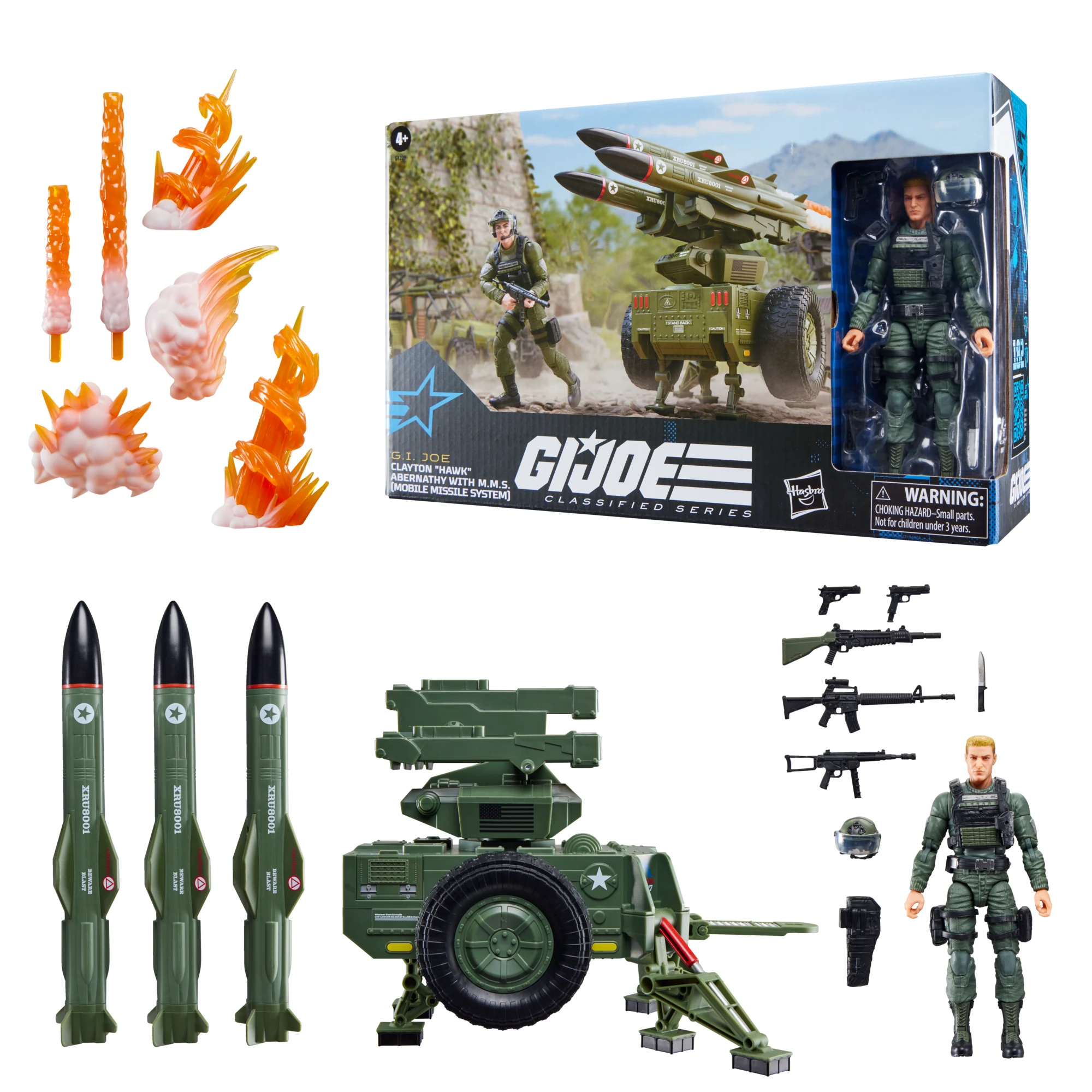 G.I. Joe Classified Series #182, Clayton “Hawk” Abernathy with M.M.S. (Mobile Missile System)