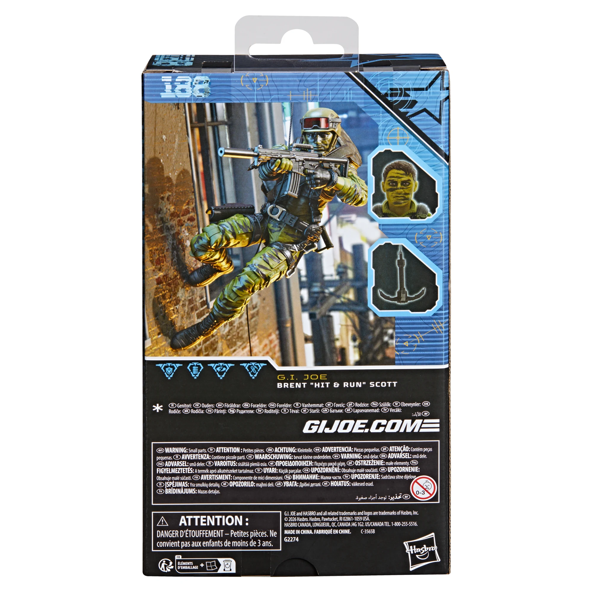 G.I. Joe Classified Series #188, Brent “Hit & Run” Scott