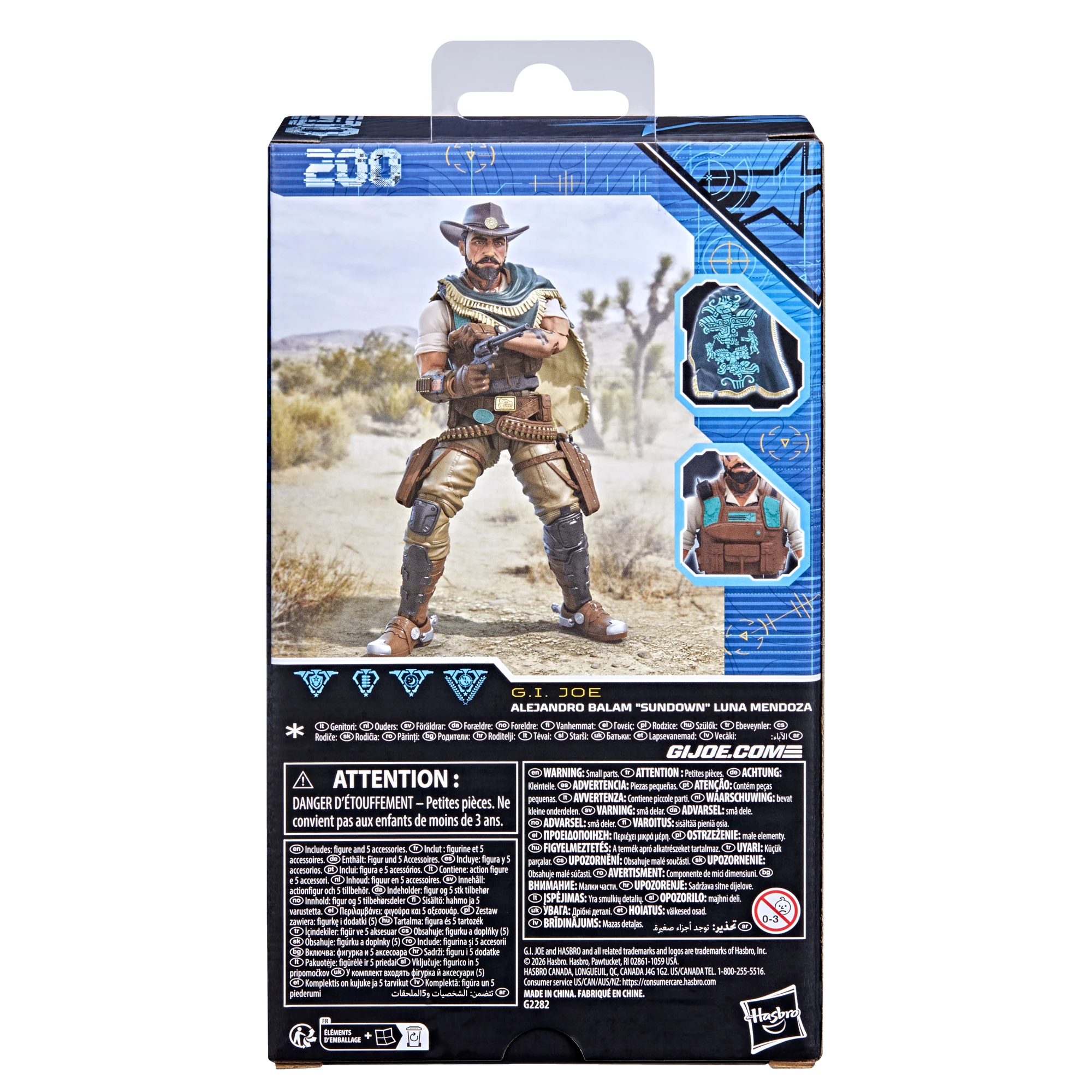 G.I. Joe Classified Series #200, Alejandro Balam "Sundown" Luna Mendoza