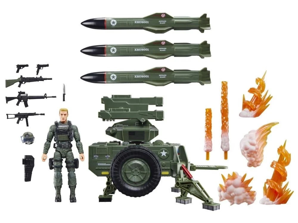 G.I. Joe Classified Series #182 Clayton "Hawk" Abernathy with M.M.S. (Mobile Missile System) Action Figure Set