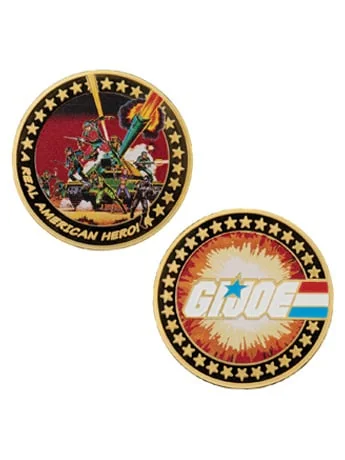 G.I. Joe A Real American Hero 60th Anniversary 24K Gold Plated Limited Edition Coin
