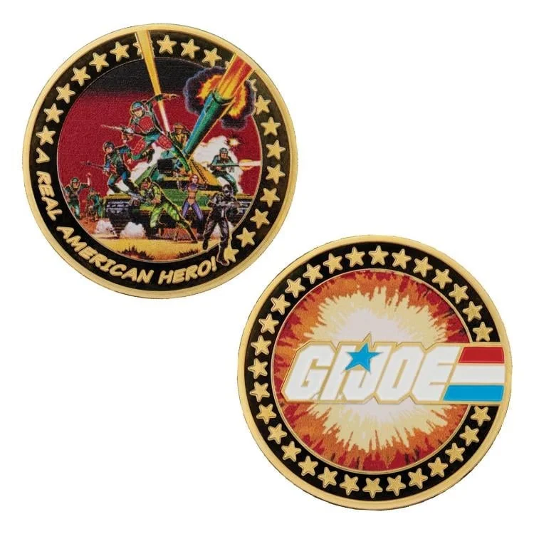 G.I. Joe A Real American Hero 60th Anniversary 24K Gold Plated Limited Edition Coin