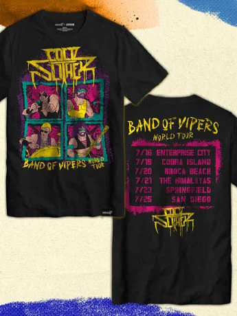 G.I. Joe Cold Slither Tour (Front and Back) T-Shirt