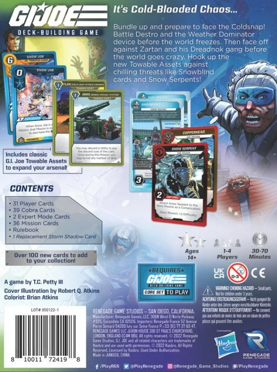 G.I. Joe Deck-Building Game Coldsnap Expansion