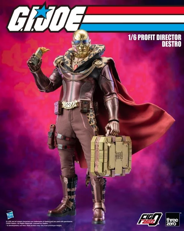 G.I. Joe FigZero Profit Director Destro 1/6 Scale BBTS Exclusive Collectible Figure