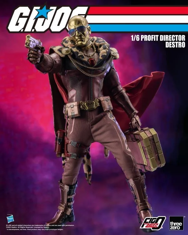 G.I. Joe FigZero Profit Director Destro 1/6 Scale BBTS Exclusive Collectible Figure