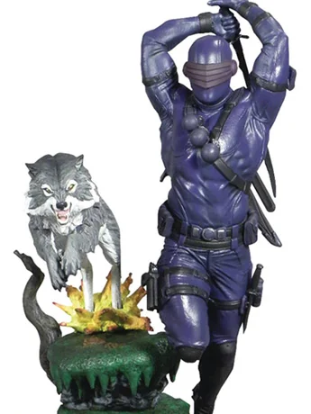 G.I. Joe Gallery Snake Eyes & Timber (Cartoon Variant) PX Previews Exclusive Figure Diorama