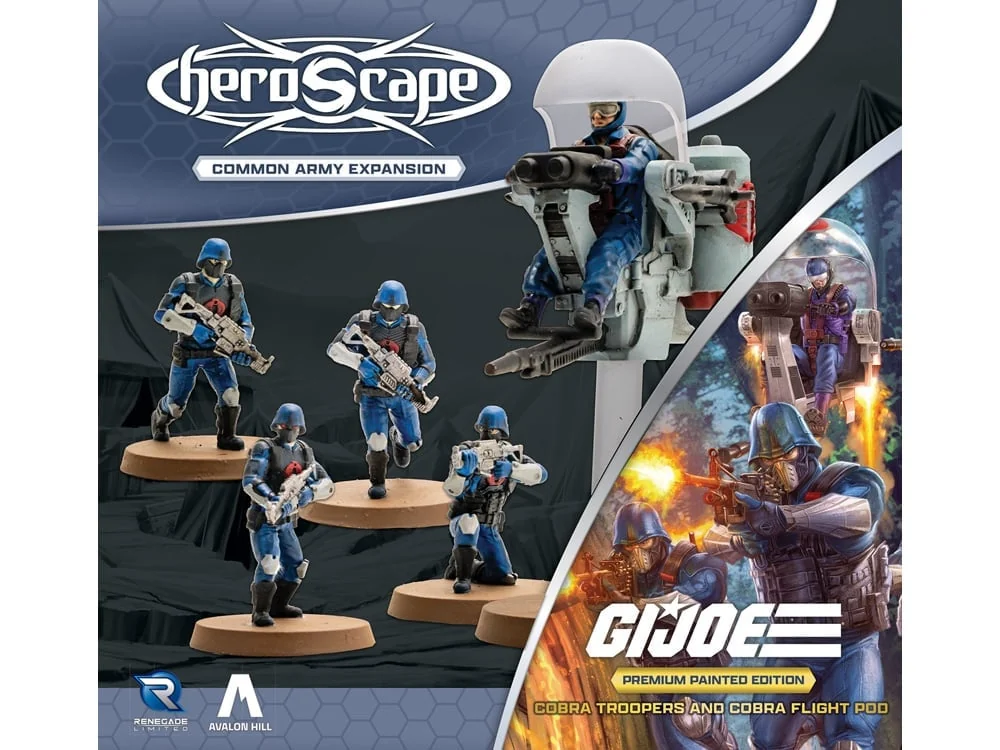 G.I. Joe Heroscape: Cobra Troopers and Cobra Flight Pod Common Army Expansion