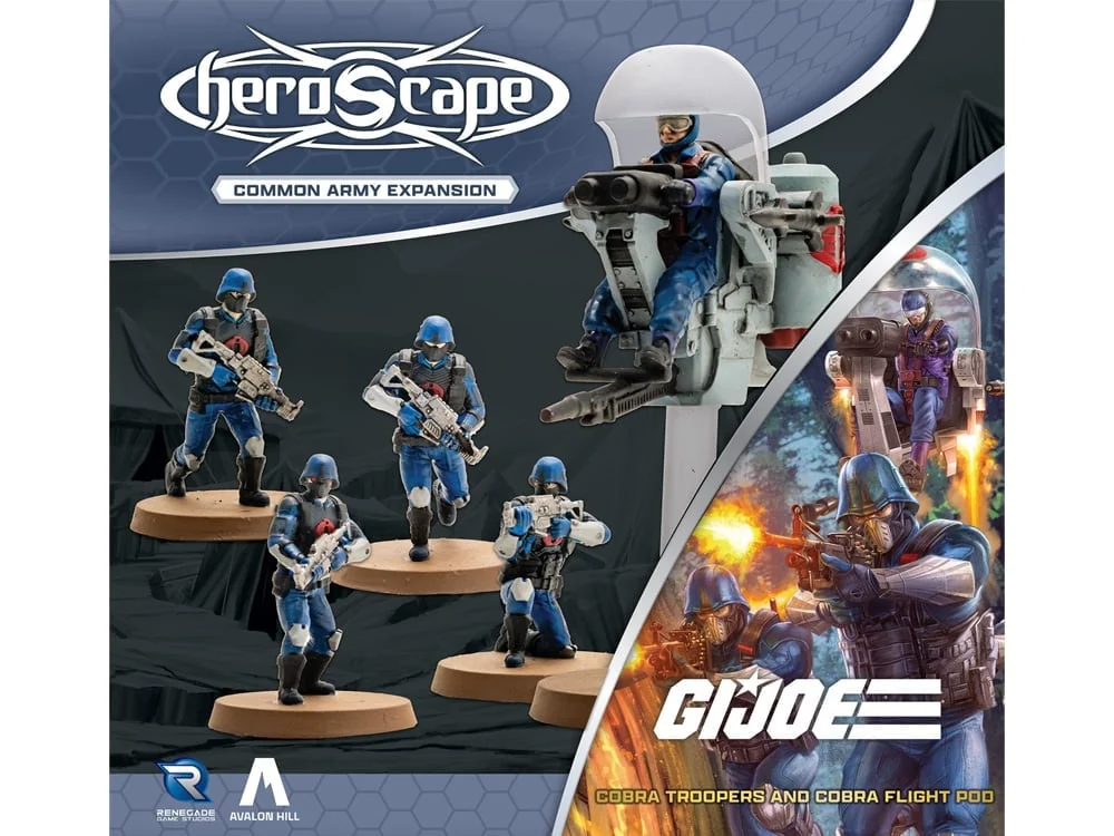 G.I. Joe Heroscape: Cobra Troopers and Cobra Flight Pod Common Army Expansion
