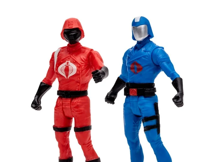 G.I. Joe Page Punchers Cobra Commander and Crimson Guard 3' Figure Two-Pack with Comic