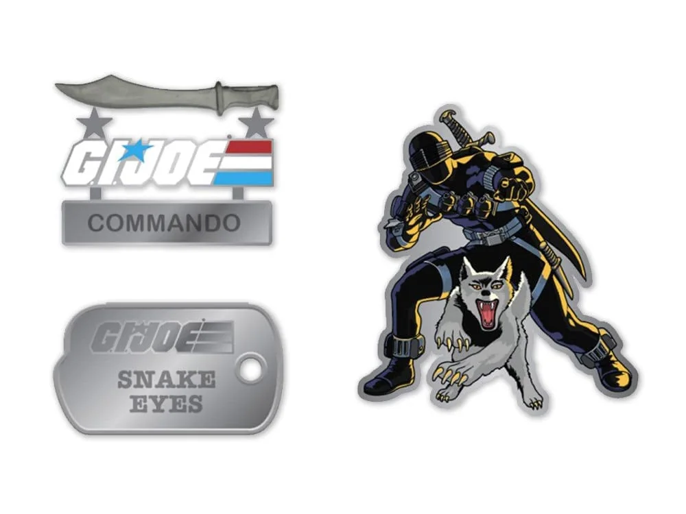G.I. Joe Snake Eyes Pin Set