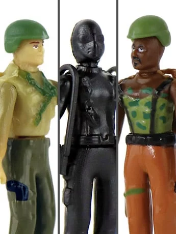 G.I. Joe vs Cobra World's Smallest Set of 3 Micro