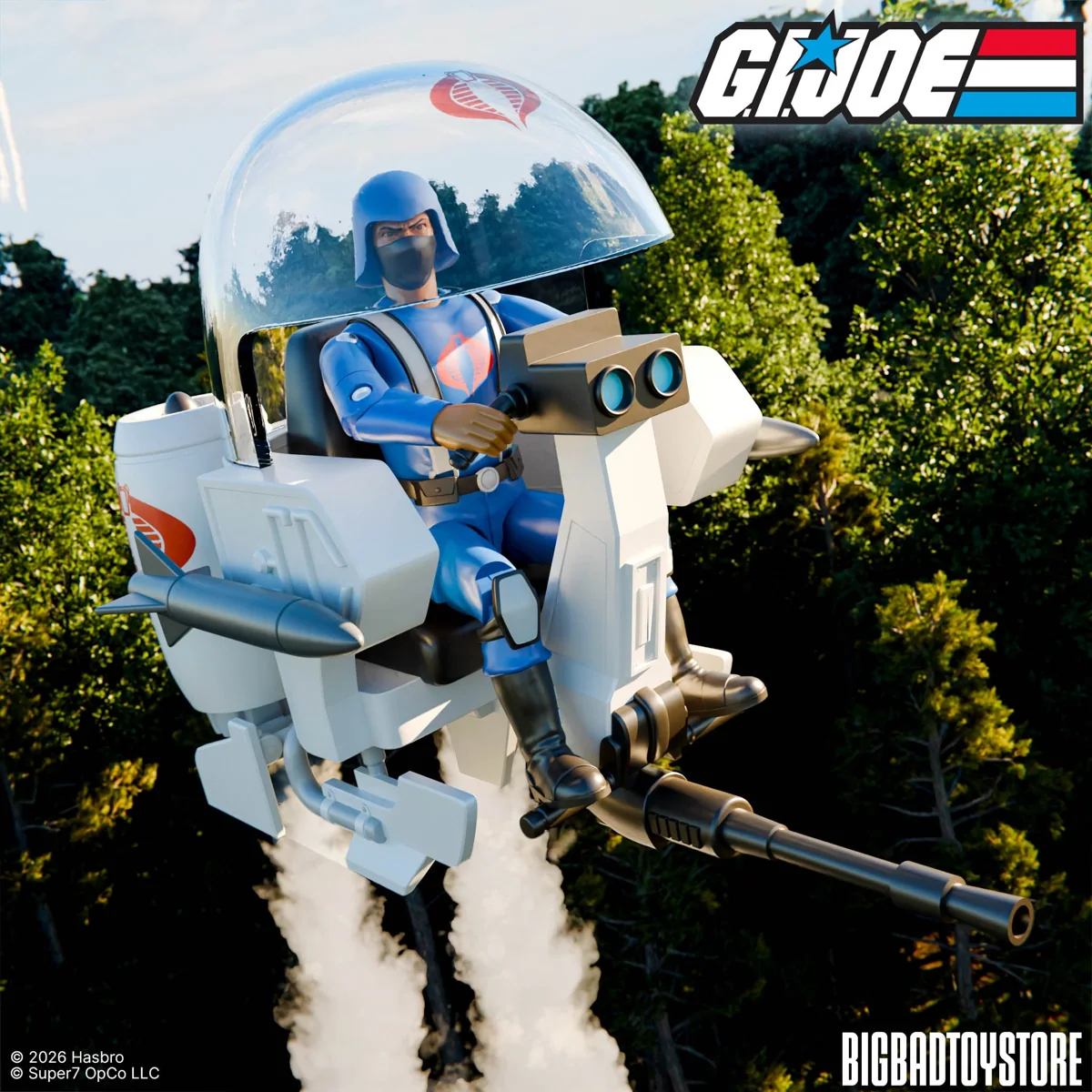 G.I. Joe ReAction+ Cobra Trubble Bubble SDCC 2026 BBTS Exclusive Vehicle with Figure