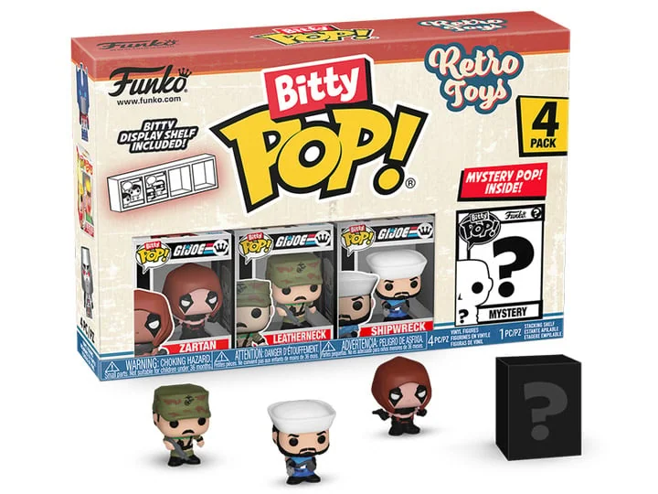 Retro Toys Bitty Pop! G.I. Joe Four-Pack