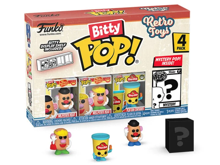 Retro Toys Bitty Pop! Mr. Potato Head Four-Pack