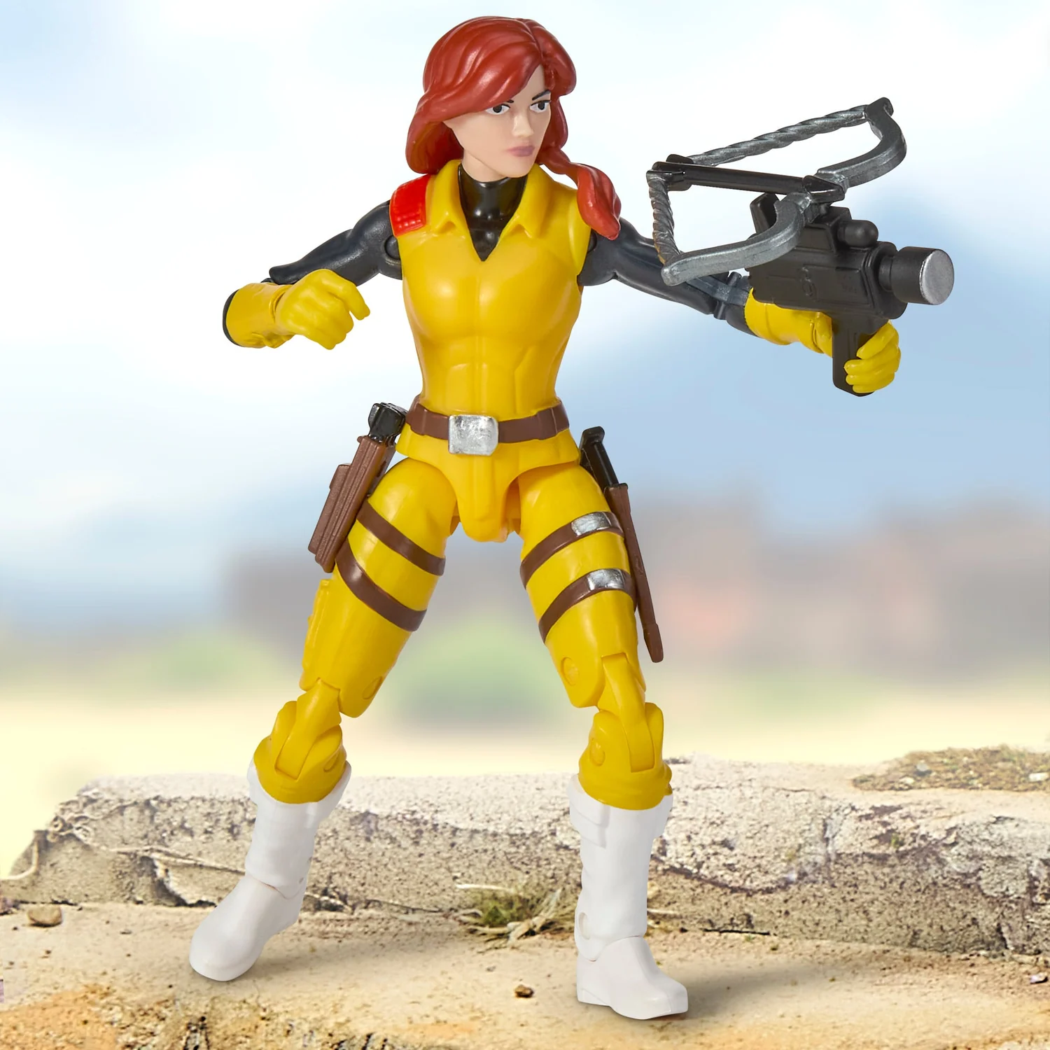 Teenage Mutant Ninja Turtles x G.I. Joe A.W.E. Shell-Striker with April O' Neil as Scarlett Vehicle Set