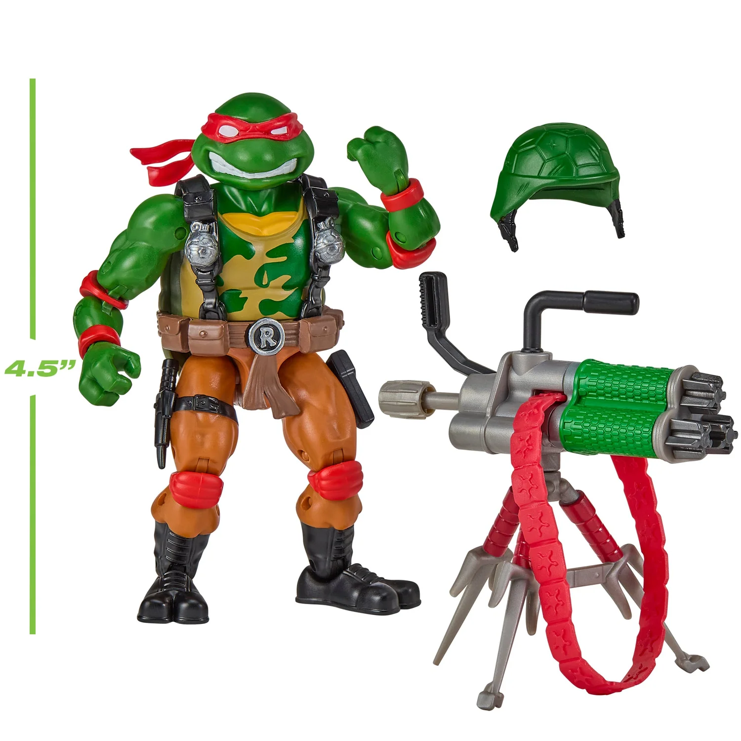 Teenage Mutant Ninja Turtles x G.I. Joe Raphael as Roadblock Action Figure
