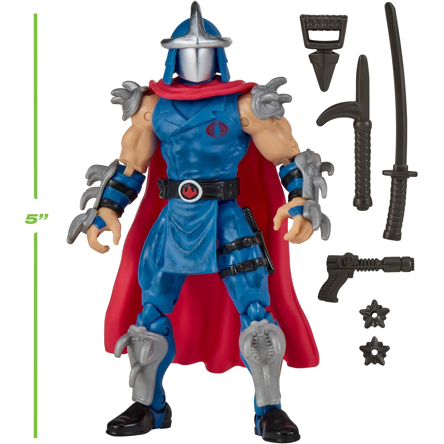 Teenage Mutant Ninja Turtles x G.I. Joe Shredder as Cobra Commander Action Figure