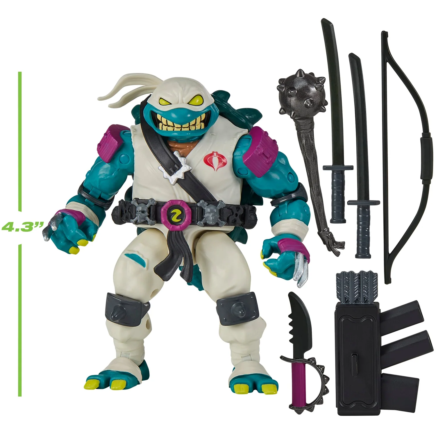 Teenage Mutant Ninja Turtles x G.I. Joe Slash as Storm Shadow Action Figure